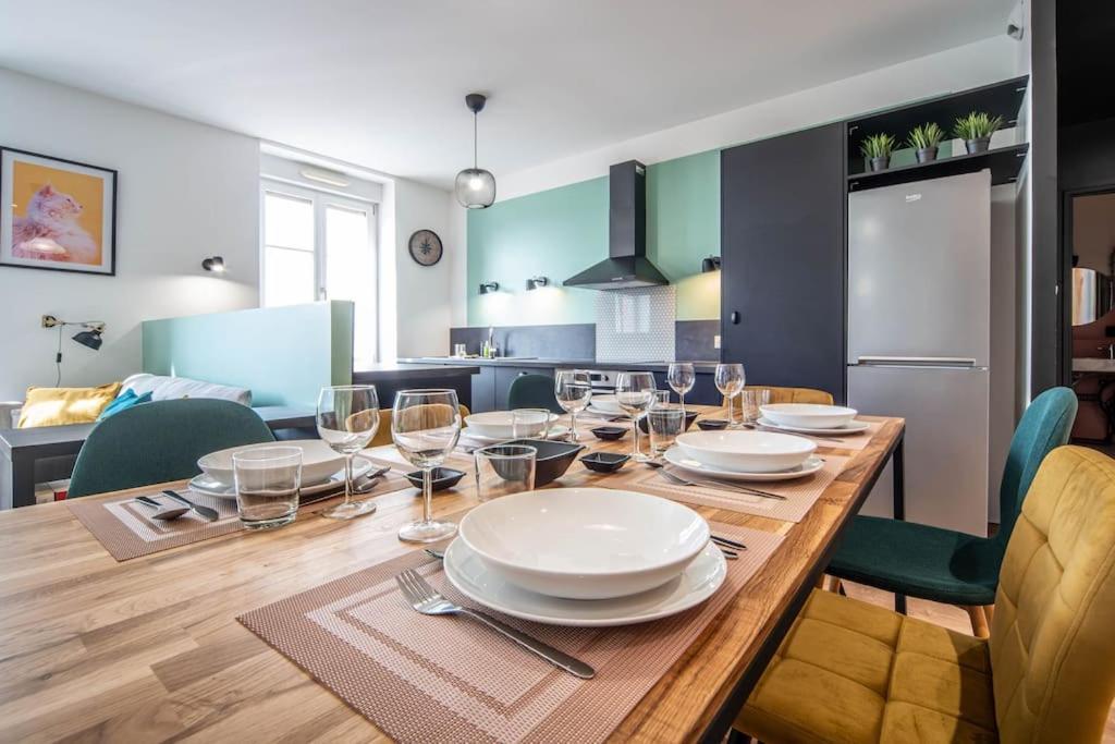 Macon Cozy / Appartement Central 100M² / 8 Pers Exterior foto